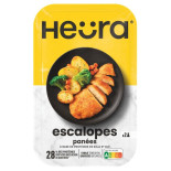 escalopes panées heura 180g escalopes panées heura 180g