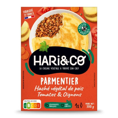 parmentier haché végétal hari and co 300g