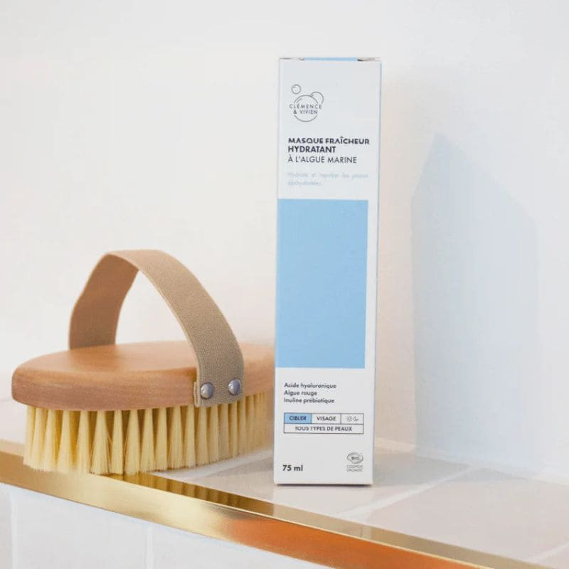 clemence et vivien masque fraicheur hydratant algue marine