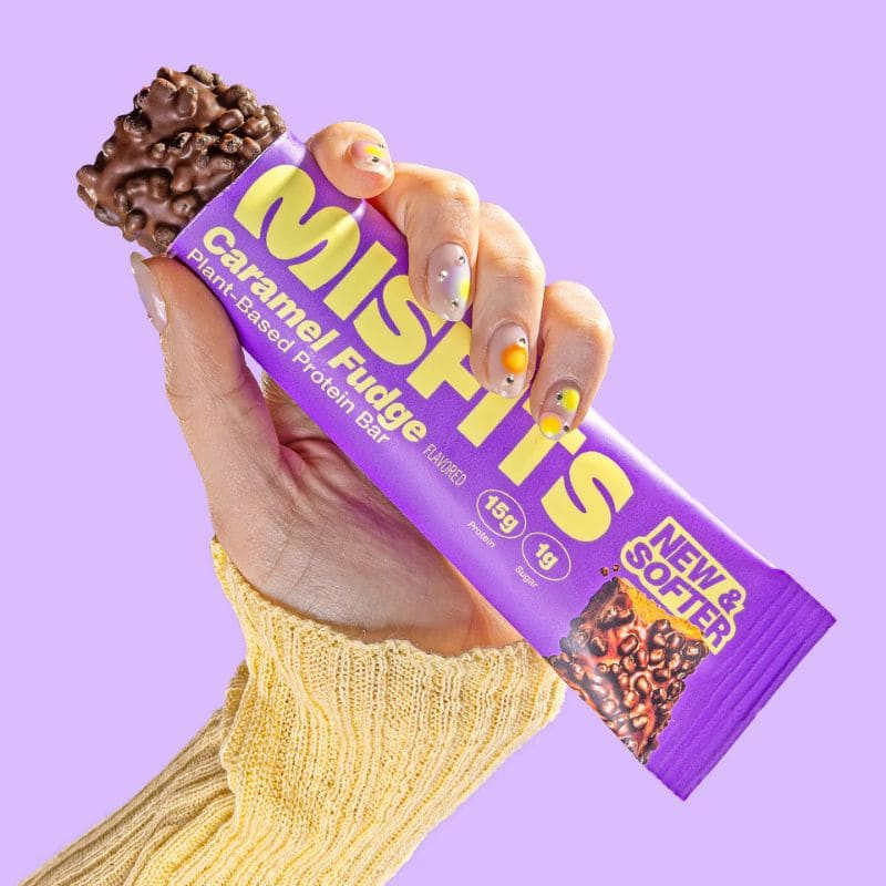 protein bar caramel fudge misfits