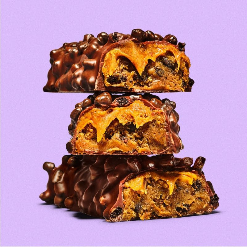 misfits protein bar - caramel fudge