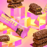misfits protein bar - brownie batter