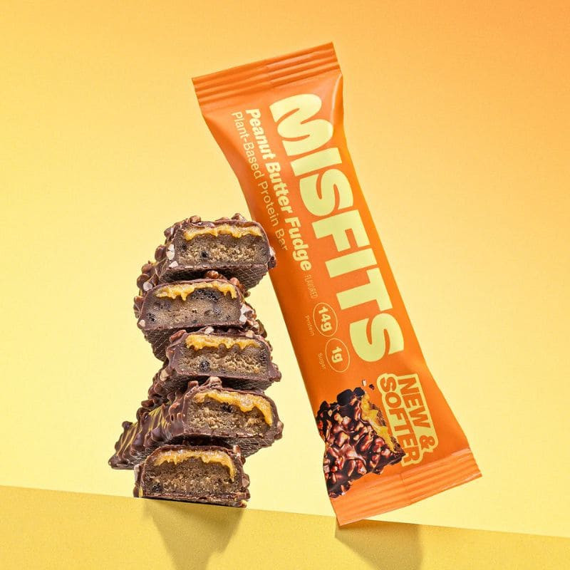 protein bar misfits peanut butter fudge