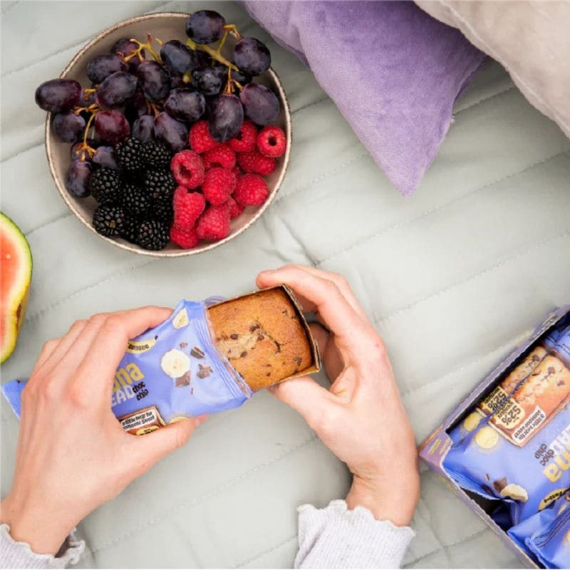 glow kitchen mini banana bread pepites de chocolat