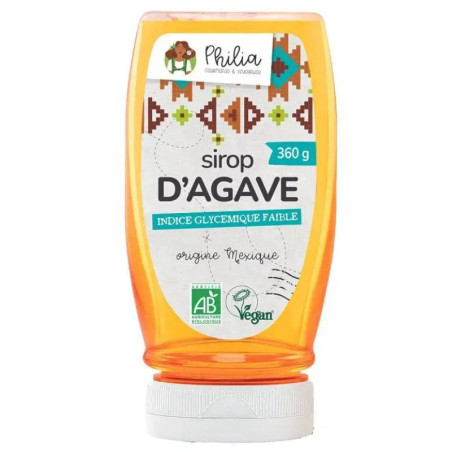 sirop d'agave philia 360g