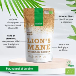 poudre de lion's mane bio purasana
