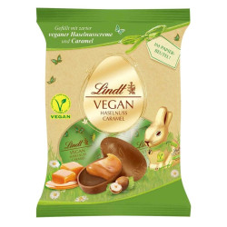oeufs lindt vegan noisette caramel 90g
