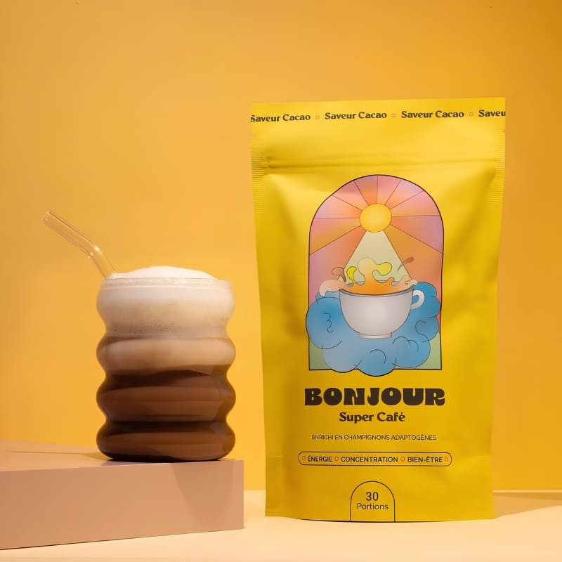 super café bonjour saveur cacao