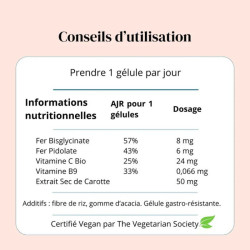 fer complexe argalys x60 gélules
