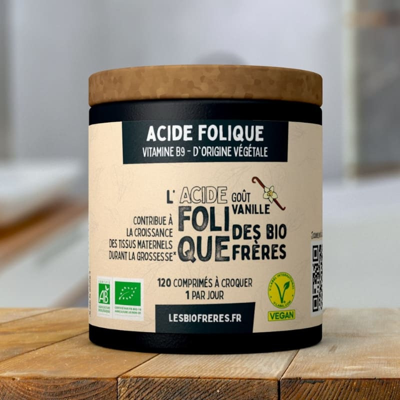 acide folique vanille les bio frères vitamine B9