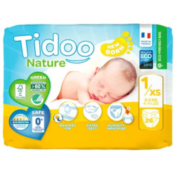 couches singles pack t1 xs newborn 2-5kg x26 couches tidoo