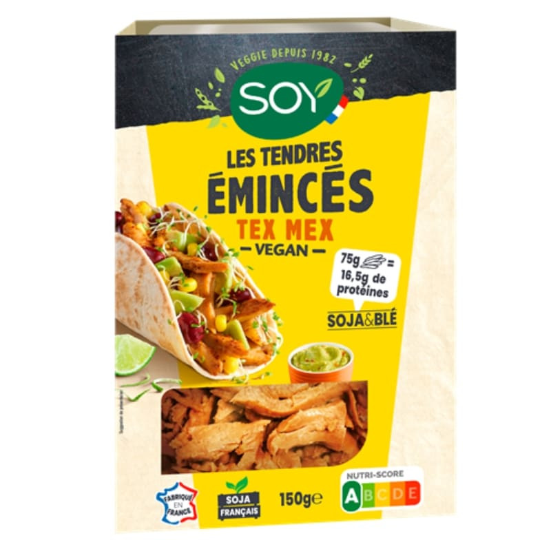 émincés tex mex soy 150g