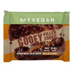 myprotein vegan gooey filled cookie chocolate salted caramel 75g