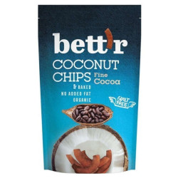 bettr coconut chips fine cocoa 70g