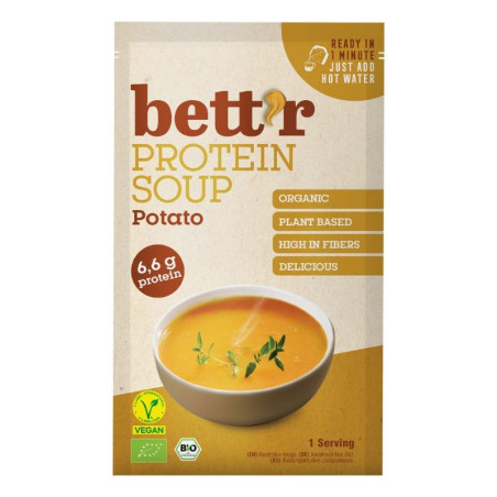 soupe proteinee bio pomme de terre bettr 30g