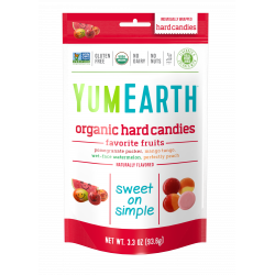 Bonbon Vegan Bio - Grenade Mangue Pastèque Pêche - YUMEARTH