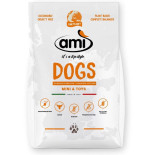 croquettes ami petits chiens mini & toys 3kg