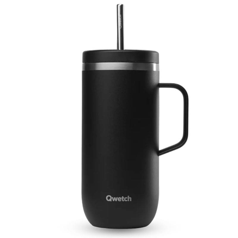 cold cup qwetch matt noir avec anse 600ml
