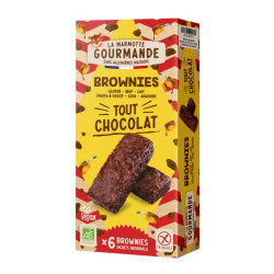 brownies tout chocolat la marmotte gourmande x6