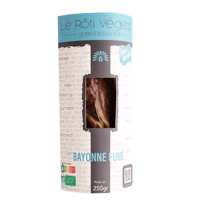 roti vegetal le bon sens et la sève bayonne fumé 250g