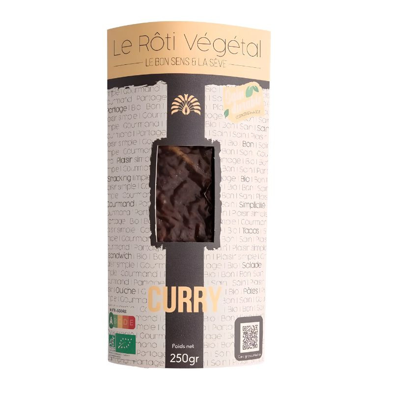 roti vegetal le bon sens et la sève curry 250g