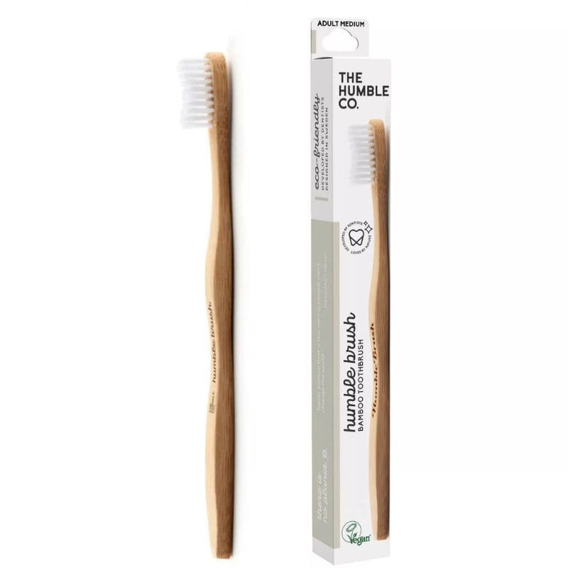 brosse a dents the humble co medium poils blancs