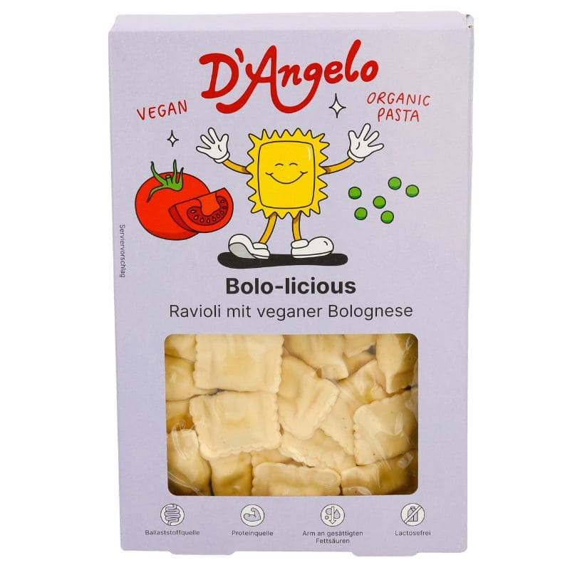Ravioli Vegan Bolognaise d'angelo 250g