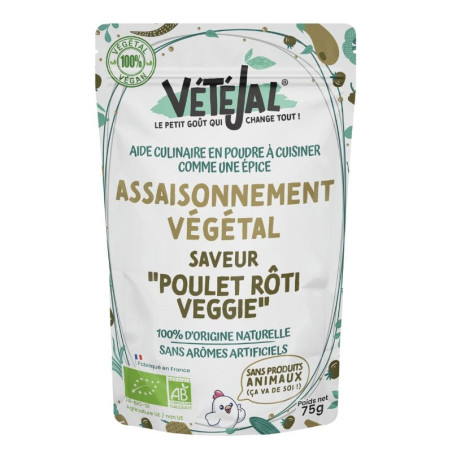 assaisonnement végétal poulet rôti vetejal