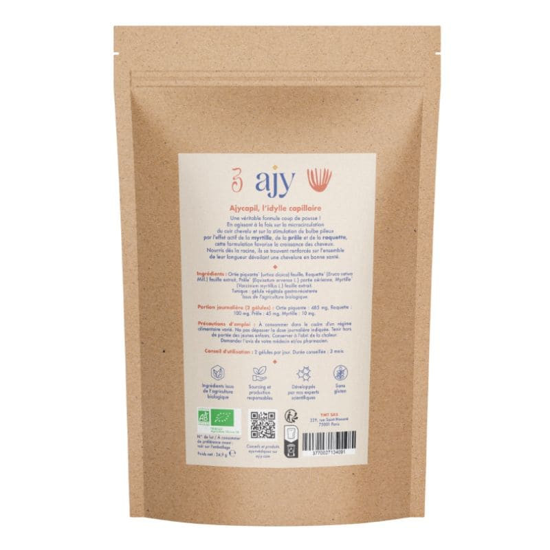 ajy AJYCAPIL cheveux - 60 gélules