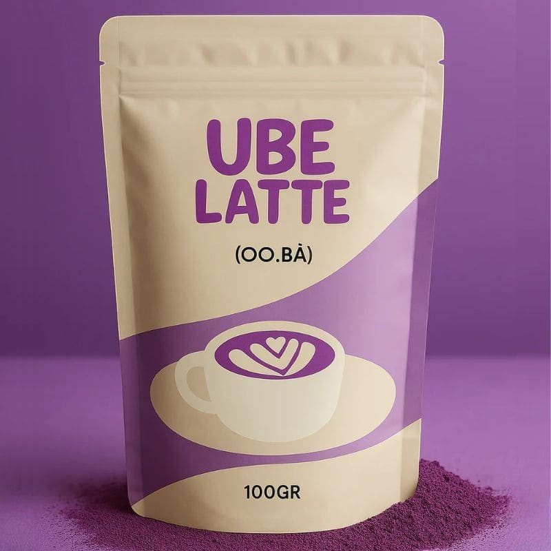poudre ube latte