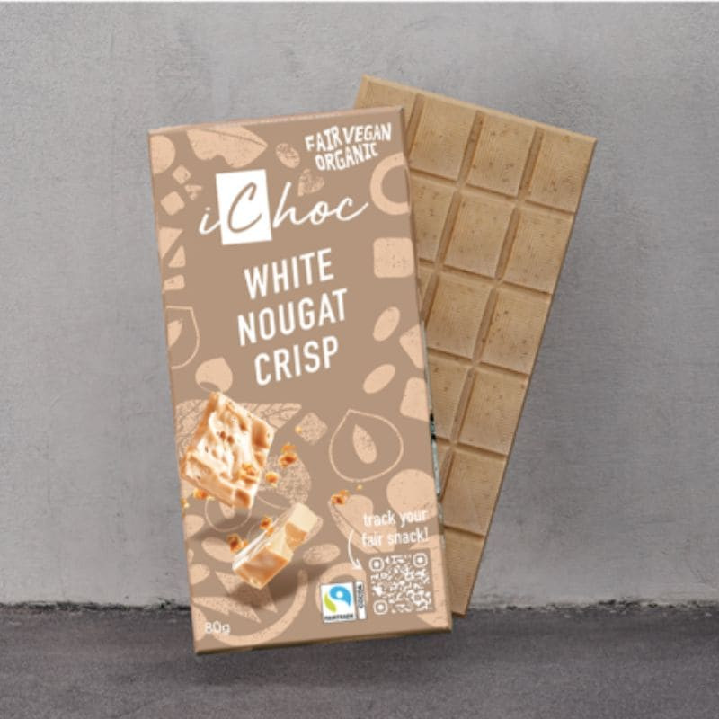 ichoc white nougat crisp