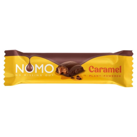 barre caramel nomo chocolate 38g
