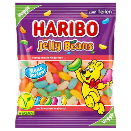 bonbon haribo vegan jelly beans nouvelles varietes 160g