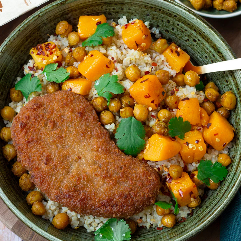 délicieuse panée vegan soy escalope