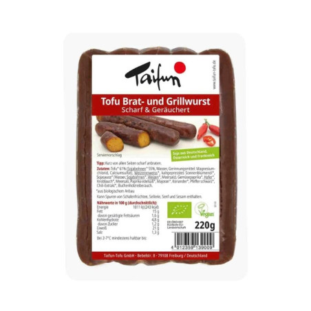 saucisse tofu taifun piquantesse