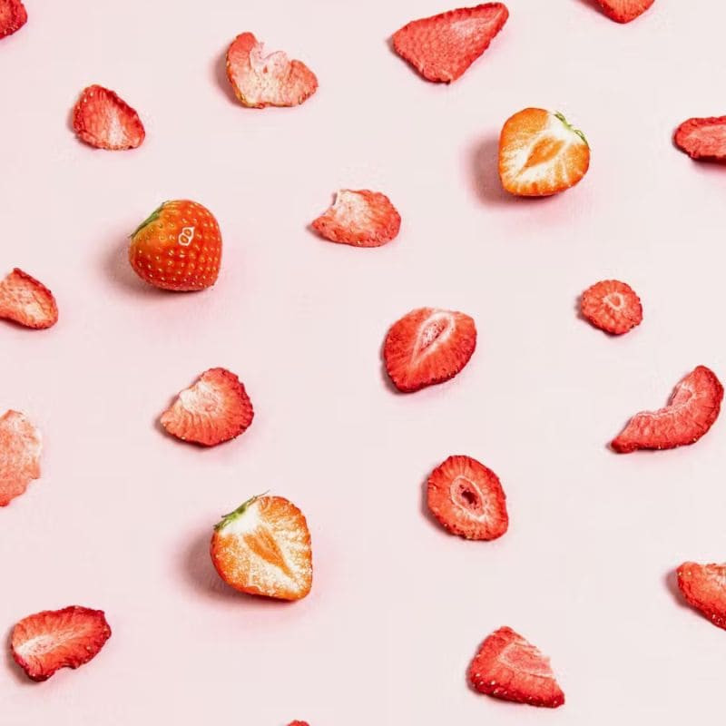 fraises lyophilisees koro