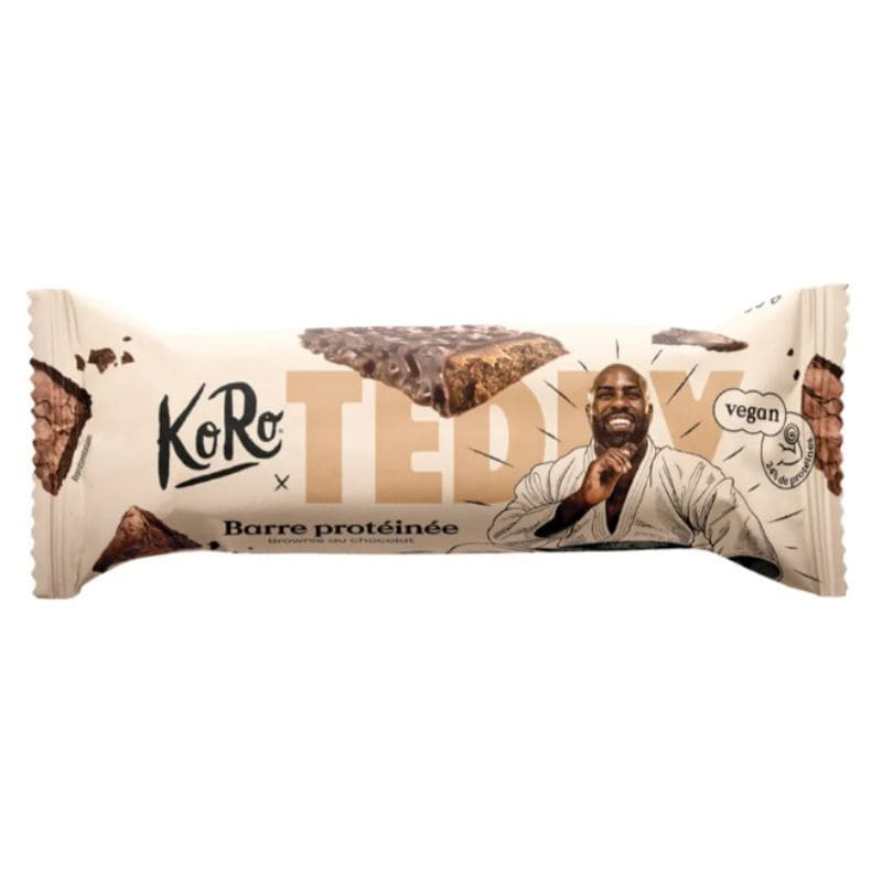 barre proteinee koro teddy riner brownie chocolat