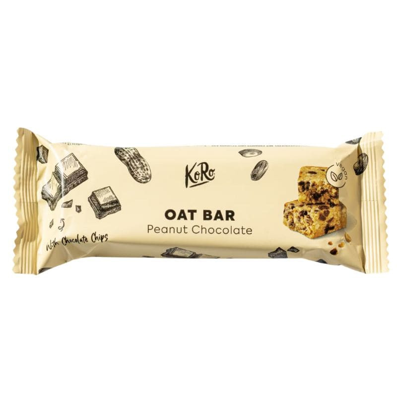 barre avoine chocolat cacahuete koro