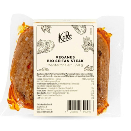 seitan koro a la mediterraneenne 250g