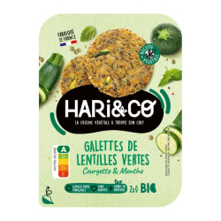 galettes lentilles courgette menthe hari and co