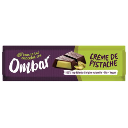 ombar chocolat noir & pistache barre 42g