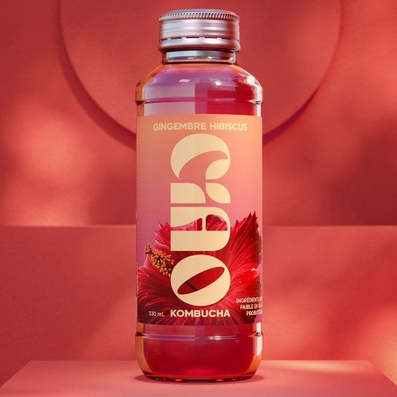 ciao kombucha gingembre hibiscus