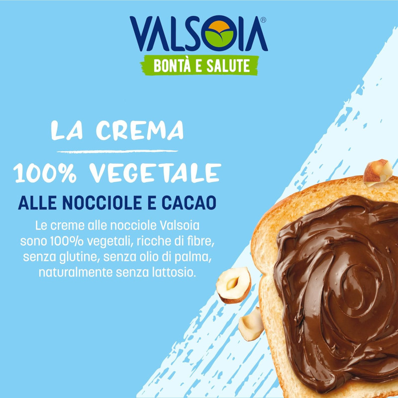 la crema nocciole cacao valsoia