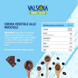 la crema valsoia ingredients
