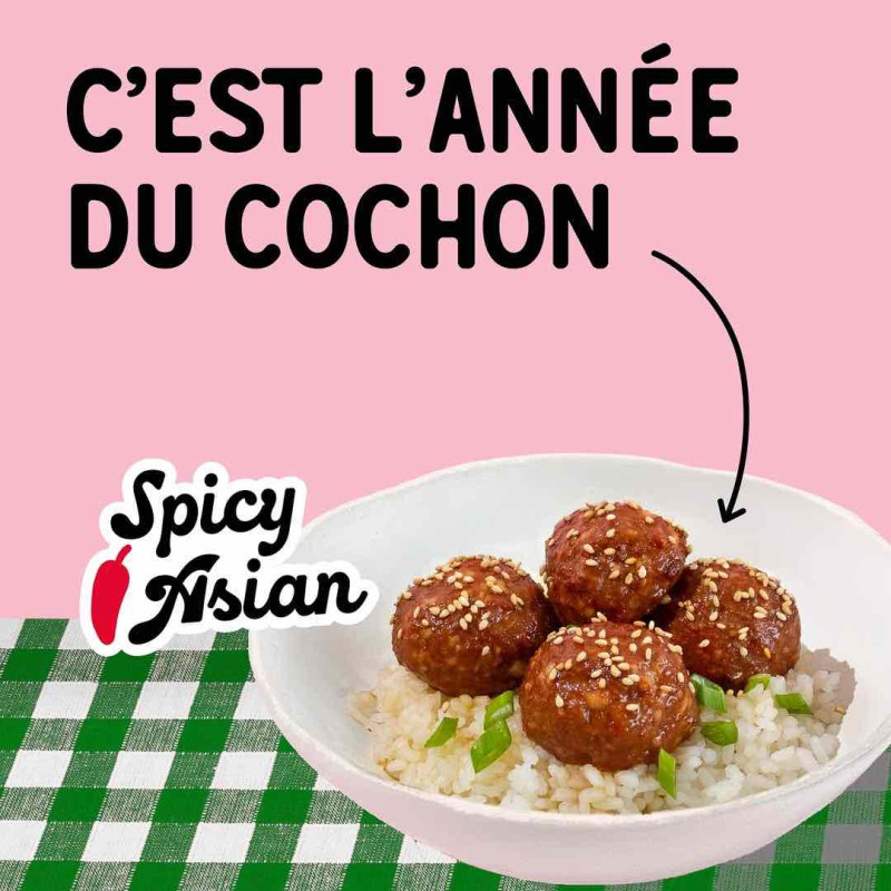 boulettes végétales la vie spicy asian