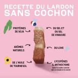 recette lardons vegetaux la vie