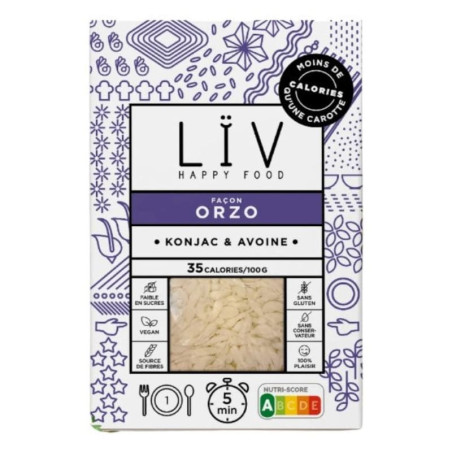 orzo de konjac liv happy food 200g