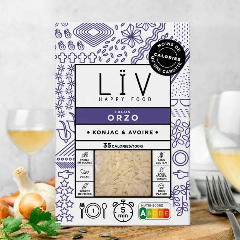 liv happy food orzo de konjac