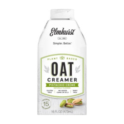 oat creamer pistachio creme elmhurst 473ml