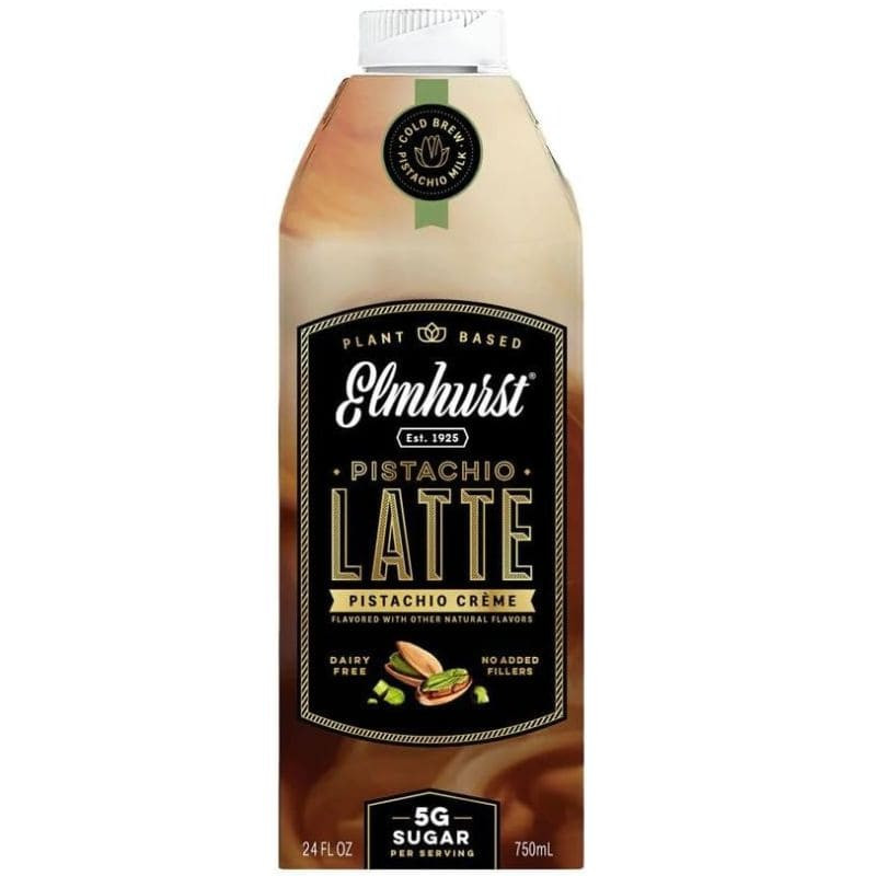 pistachio latte creme elmhurst 750ml